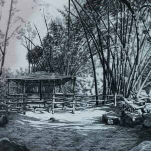 Un ti kiosque bambou dans la ravine st gilles