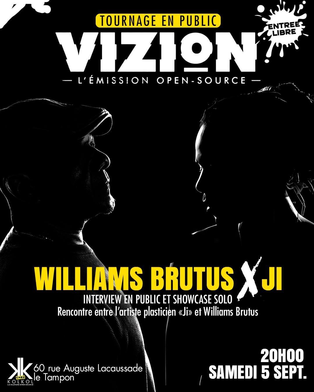 Vizion – La Tv Open Source avec Ji et Williams Brutus