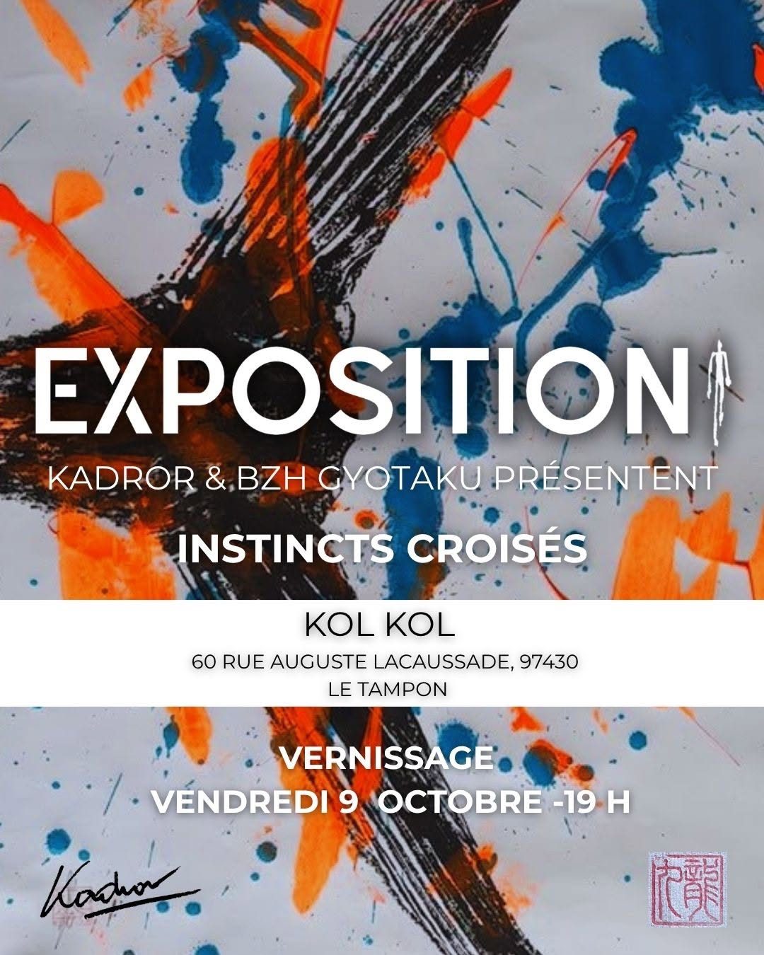 Vernissage KADROR x LUC LEGENDRE
