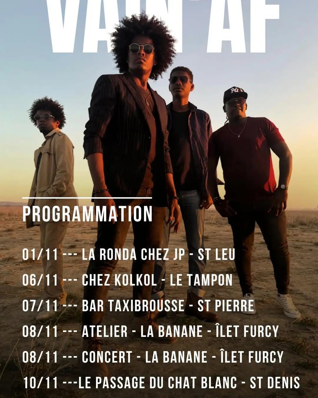 VAIN’AF – Concert Rock béko fusion