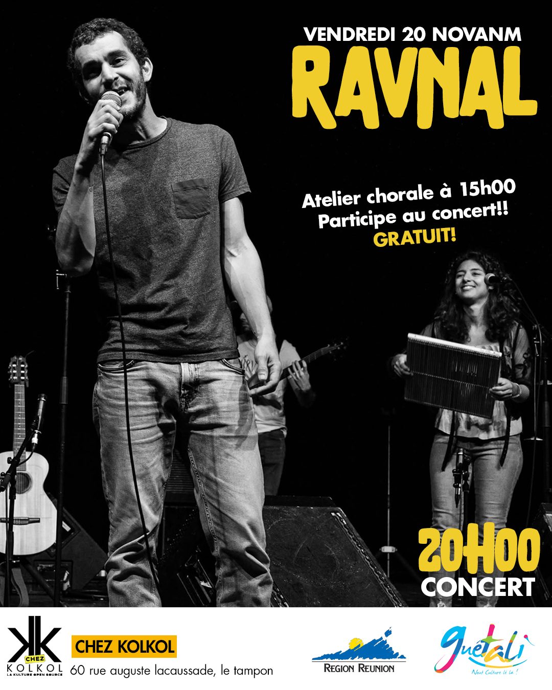 Concert Ravnal et atelier chant