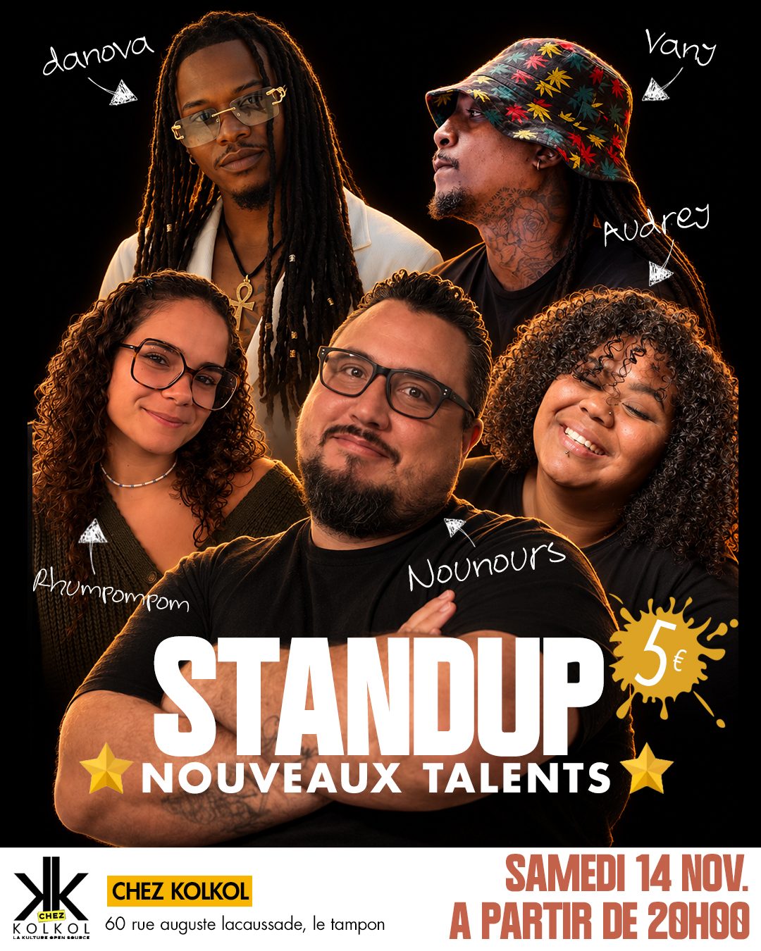 STANDUP – Soirée Nouveaux talents